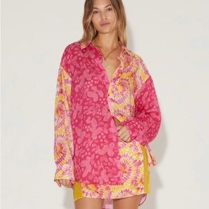 HANSEN & GRETEL Immanuel Shirt in Pink size XS